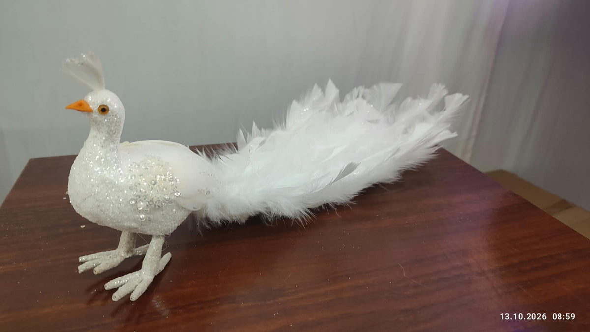 Paun decorativ 40cm
